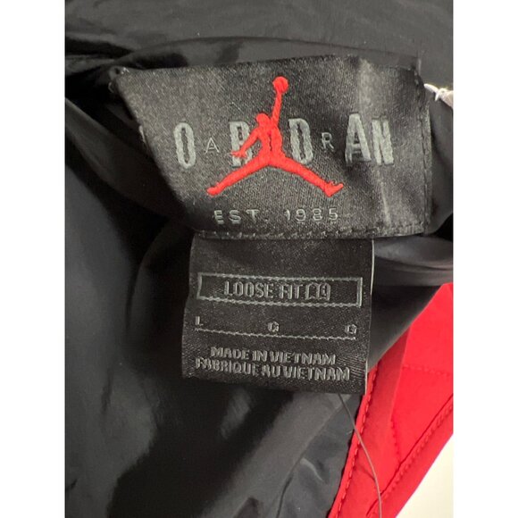 Nike Jordan Women's Quilted Flight Jacket Reversible Black Red Large NEW NWT - Picture 10 of 12